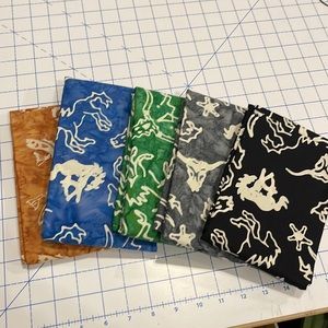 Batik Western Fish Cotton 5 Piece Pack